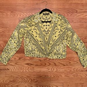 Silk Printed Blouse
